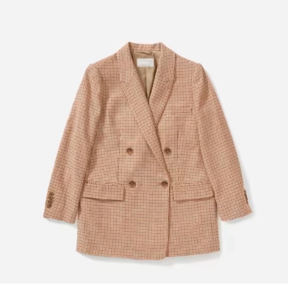 EVERLANE The Oversized Double-Breasted Blazer Sz 12 - Picture 7 of 15